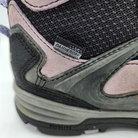 Danner Womens Size 7 Springfield Boot Gray Lavender Black Waterproof Nubuck Mesh - Picture 12 of 15